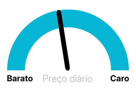 Preço da eletricidade amanhã